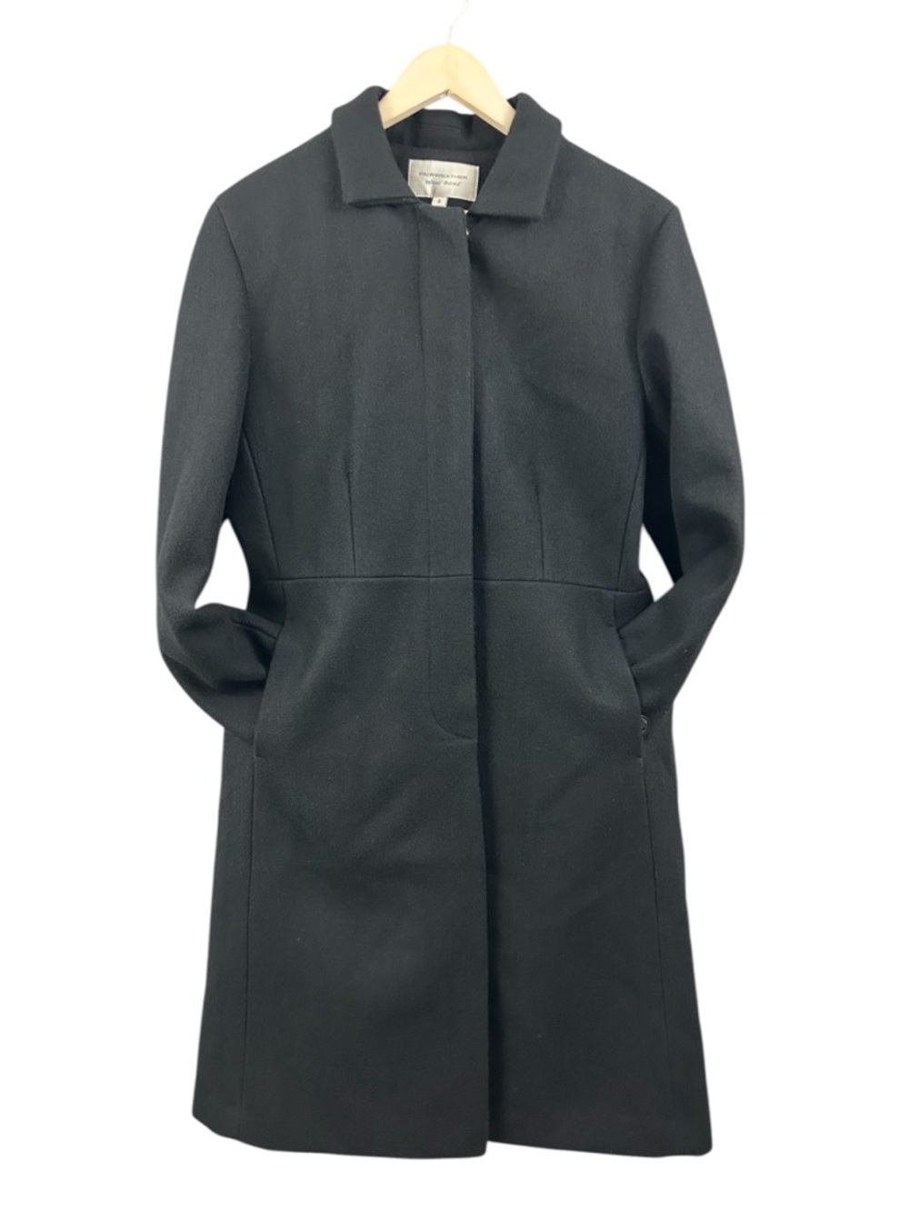 Fairweather Wool Blend Black Jacket Size 8